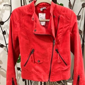 Red Biker Jacket